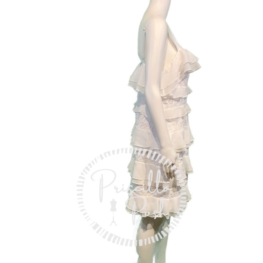NWT Lilly Pulitzer “Olive” White Ruffle Tank Dress - Picture 9 of 11